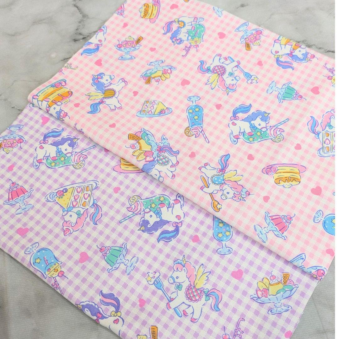 ２５×３５cmランチョンマット♡四枚♡ハンドメイド♡ミニユニコーン