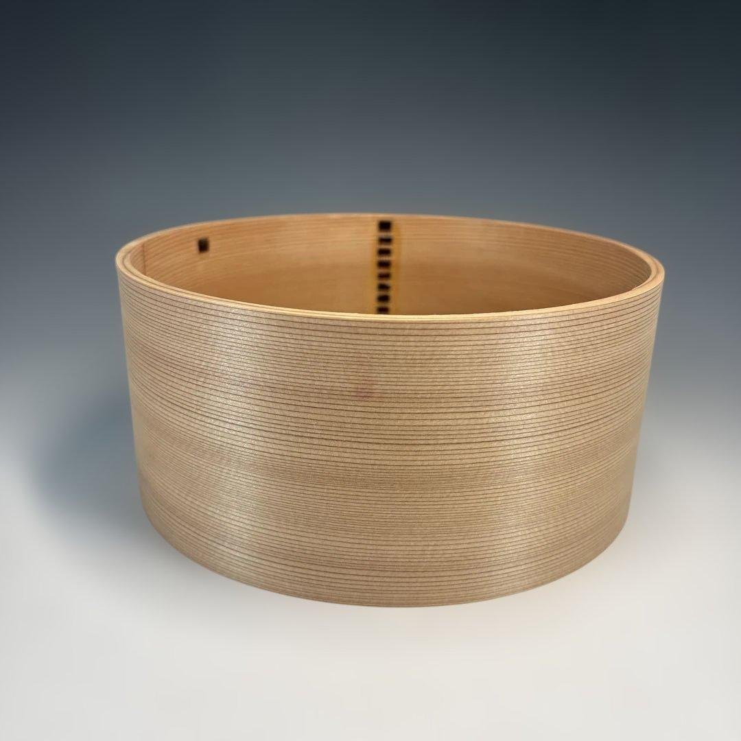 【中古品】茶道具　高木又三造　曲建水（共箱）