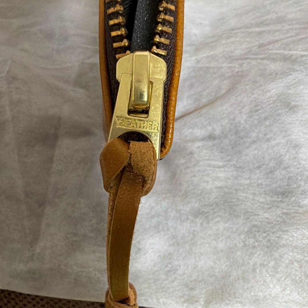 Y2LEATHER レザーポーチ キャメル・新品未使用