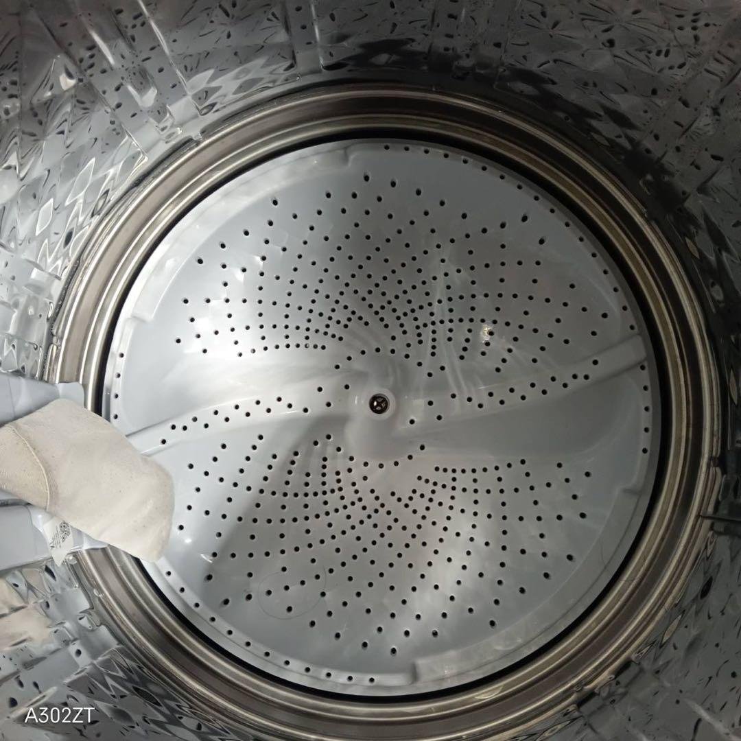 433 関東配送　乾燥機能付洗濯機　SHARP 容量8kg 乾燥4.5kg 美品