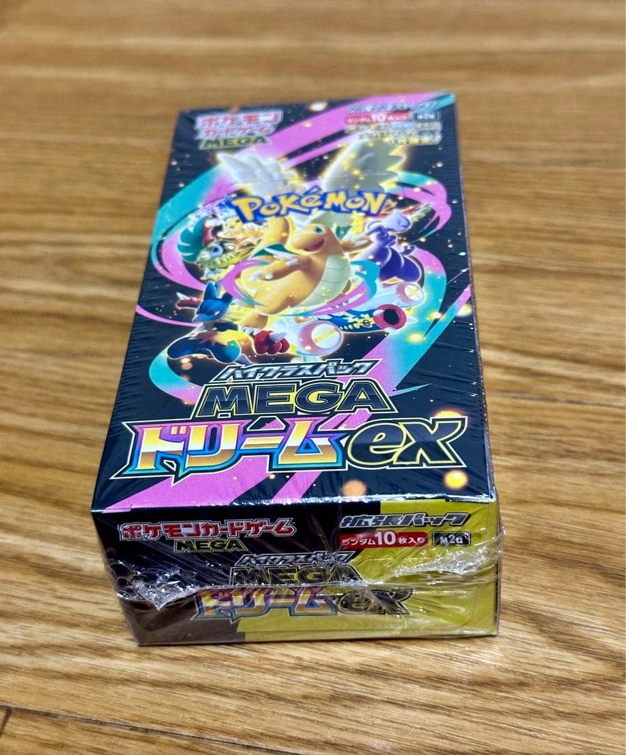 未開封 シュリンク付き ポケモンカードゲーム MEGAメガドリームex BOX